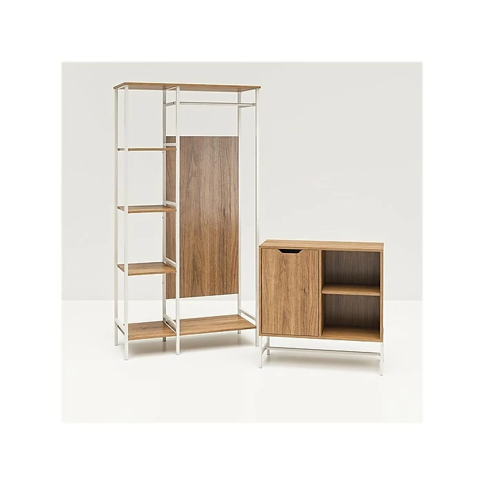 Ameriwood Modine 2-Shelf 30"H Bookcase, Walnut (3483905COM) - Image 6