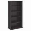 Bush Business Furniture Studio C 5 Shelf Bookcase, Storm Gray (SCB136SG)