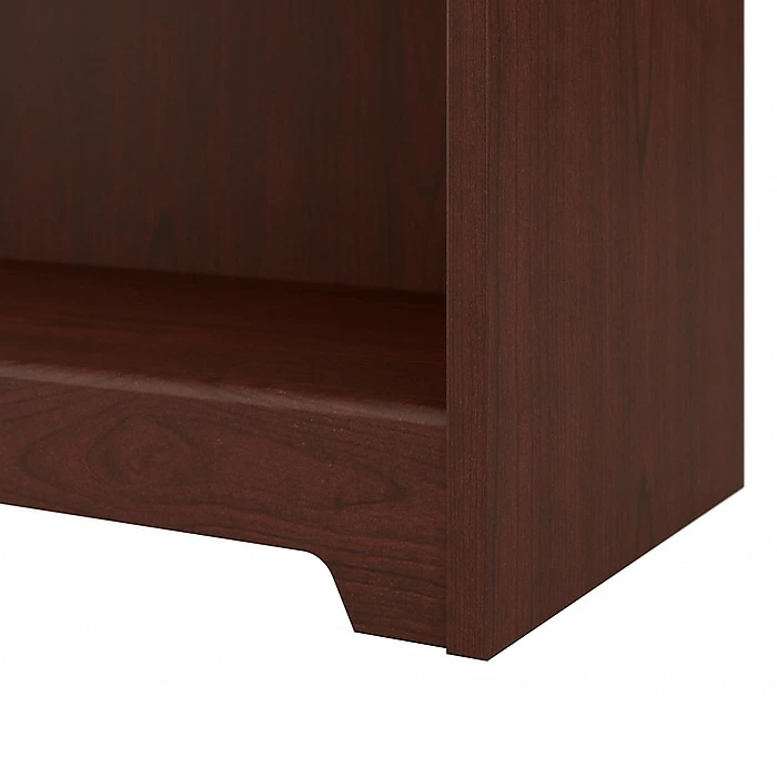 Bush Furniture Cabot 5 Shelf 66"H Bookcase, Harvest Cherry (WC31466-03) - Image 6