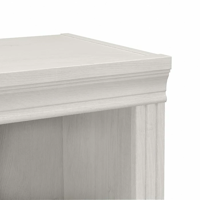 Bush Furniture Saratoga 5-Shelf 72"H Bookcase Set, Linen White Oak (SAR008LW) - Image 6