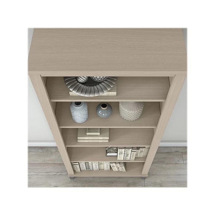 Bush Furniture Somerset 5-Shelf 65"H Bookcase, Sand Oak (WC81165) - Image 7