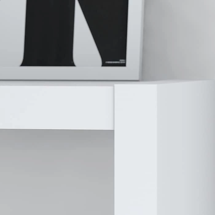 Office By Kathy Ireland® Echo 56W Bookcase Desk, Pure White/Pure White (KI60107-03) - Image 6