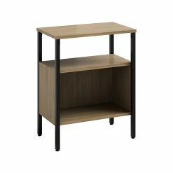 Safco Simple 2-Shelf 30"H Bookcase, Neowalnut (5507BLWL)