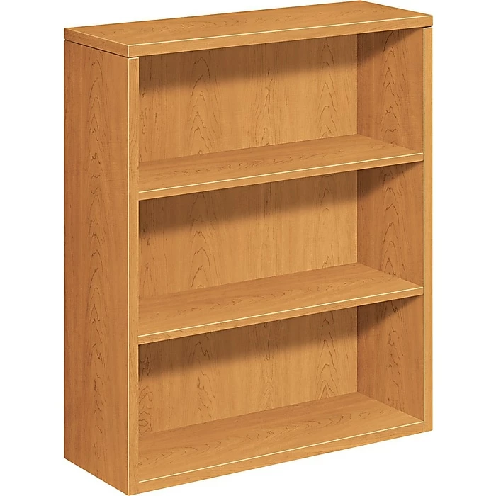 HON® 10500 Series Office Collection In Harvest, 3-Shelf Bookcase