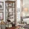HomeBelle 33"W Metal Bookcase (78E29612S3A)