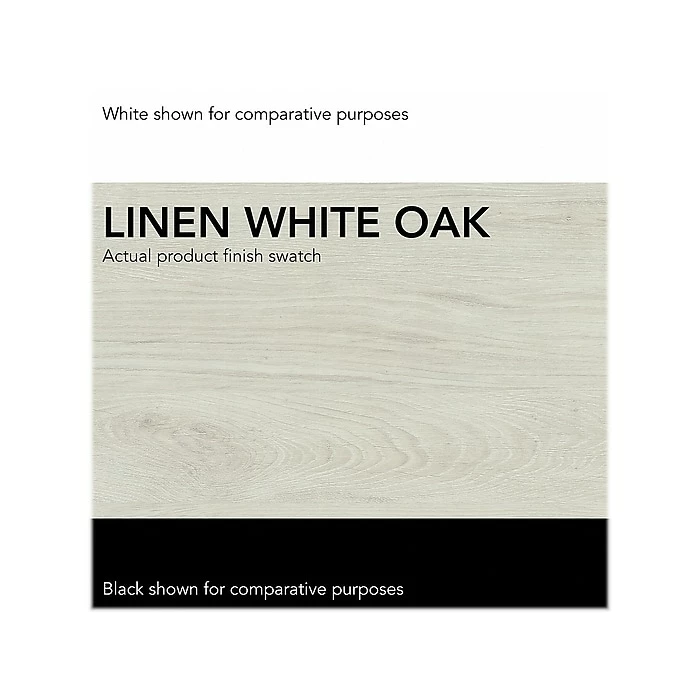 Bush Furniture Key West 5-Shelf 66"H Bookcase Set, Linen White Oak (KWS046LW) - Image 8