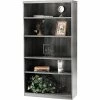 Safco Aberdeen 5-Shelf Bookcase 68 3/4"H, Gray Steel (AB5S36LGS)