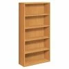 HON® 10700 Series Office Collection In Harvest, 5-Shelf Bookcase, 71"H