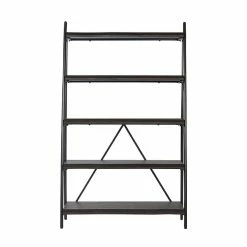 Gry Mattr Live Edge Bookcase, Black Walnut (GMCC-00842)