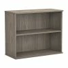 Bush Business Furniture Hybrid 2-Shelf 29"H Small Bookcase, Modern Hickory (HY3036MH-Z)