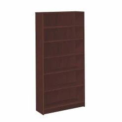 HON 1870 Series 6 Shelf Standard Bookcase, Mahogany (HON1876N)