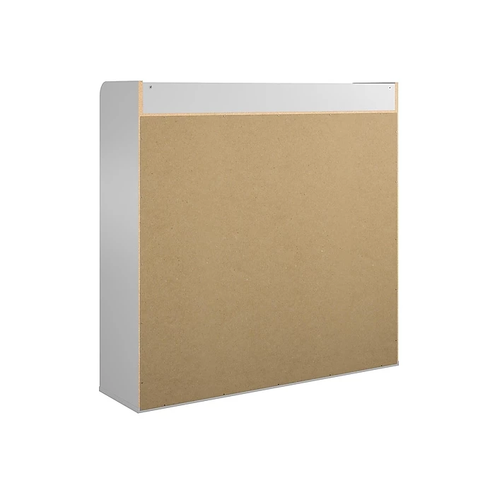 Ameriwood Tyler 9-Shelf 41"H Toy Storage Bookcase, Dove Gray (4865412COM) - Image 4