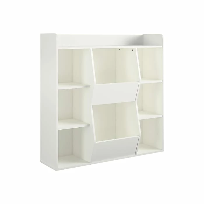 Ameriwood Tyler 9-Shelf 41"H Toy Storage Bookcase, White (4865013COM) - Image 2