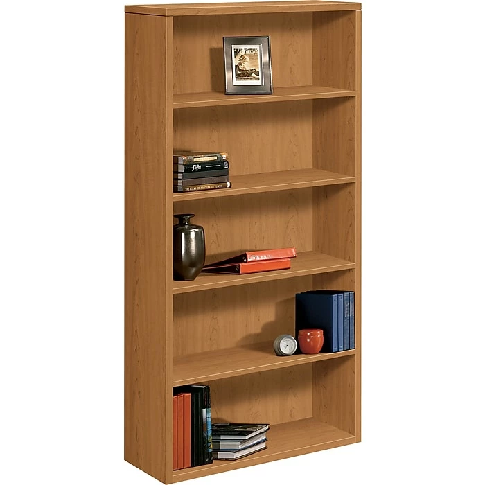 HON® 10500 Series Bookcase, Harvest, 5-Shelf, 71"H - Image 2