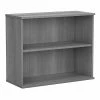 Bush Business Furniture 2-Shelf 29"H Bookcase, Platinum Gray (BK3036PG)
