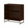 Office By Kathy Ireland® Method 2-Shelf 30"H Bookcase, Century Walnut (KI70505)