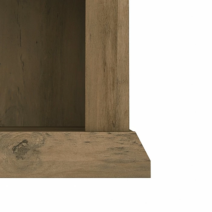 Bush Furniture Yorktown 5-Shelf 67"H Bookcase Set, Reclaimed Pine (YRK012RCP) - Image 6