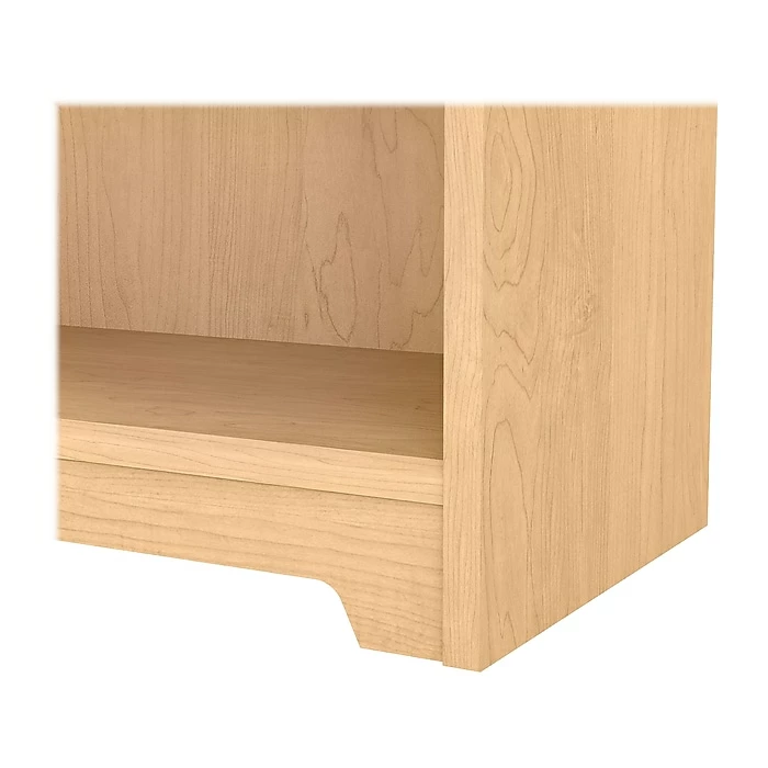 Bush Furniture Cabot 5 Shelf 66"H Bookcase, Natural Maple (WC31666) - Image 4