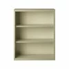 Hirsh HL8000 Series 3-Shelf 42"H Steel Bookcase, Putty (21989)