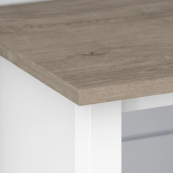 Space Solutions Ready-to-assemble 72-inch High Mobile 5-Shelf Bookcase, White - Image 9