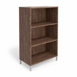 Union & Scale™ Essentials 3 Shelf 45"H Laminate Bookcase, Espresso (UN56977)