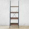 Niche Soho 4 Shelf 72"H Ladder Bookcase, Urban Walnut (NSBC7224UW)
