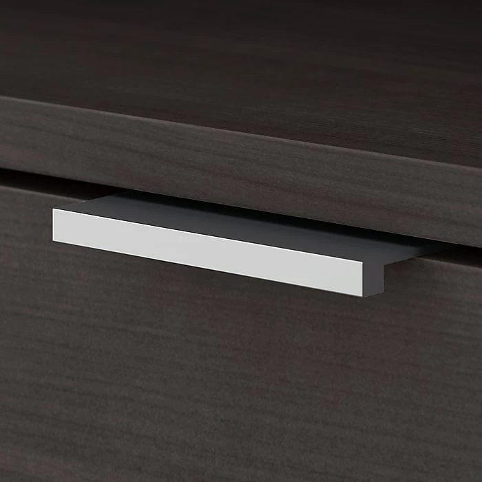 Bush Business Furniture Jamestown 5-Shelf 66"H Bookcase, Storm Gray (JTB136SG) - Image 3