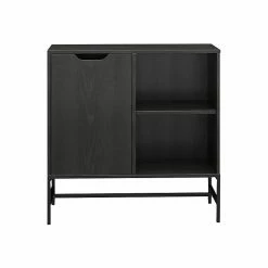 Ameriwood Modine 2-Shelf 30"H Bookcase, Black Oak (3483335COM)