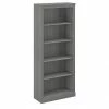 Bush Furniture Saratoga 5-Shelf 72"H Bookcase, Modern Gray (W1655C-03)