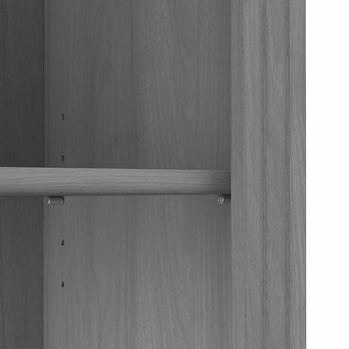 Bush Furniture Saratoga 5-Shelf 72"H Bookcase, Modern Gray (W1655C-03) - Image 5