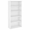 Bush Business Furniture Studio C 5 Shelf Bookcase, White (SCB136WH)