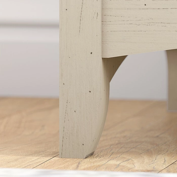 Bush Furniture Salinas 5 Shelf Bookcase, Antique White (SAB132AW-03) - Image 8