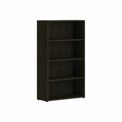 HON Mod 4-Shelf 53"H Bookcase, Java Oak (HLPLBC3013B4.LJA1)