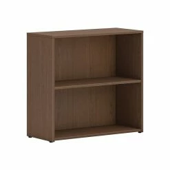HON Mod 2-Shelf 29"H Bookcase, Sepia Walnut (HLPLBC3013B2.LSE1)