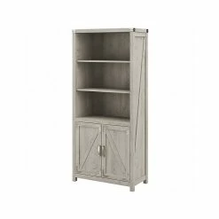 Kathy Ireland® Home By Bush Furniture Cottage Grove 5-Shelf 72"H Bookcase, Cottage White (CGB132CWH-03)
