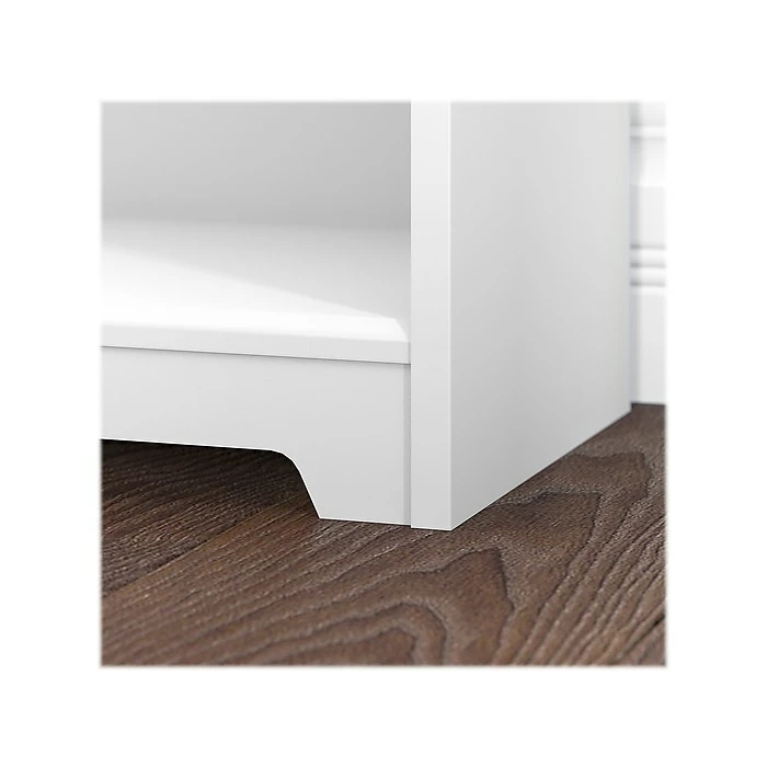 Bush Furniture Cabot 5-Shelf 66.3"H Bookcase, White (WC31966) - Image 4