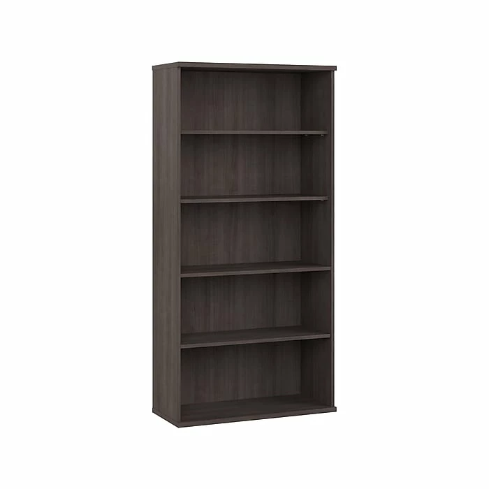 Bush Business Furniture Studio A 5-Shelf 73"H Bookcase, Storm Gray (SDB7236SG-Z)