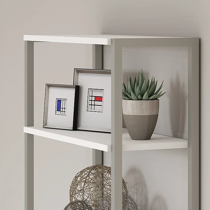 Office By Kathy Ireland® Method Bookcase With Hutch, White (MTH013WH) - Image 3